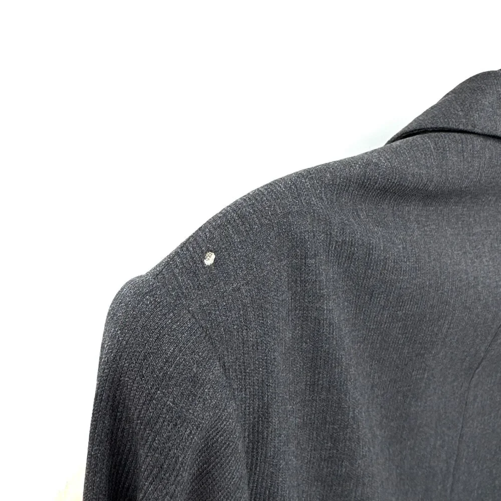 BURBERRY Vintage Dark Gray 2 Button Blazer Jacket Size Large 40